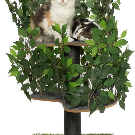 Arbre à Chat Imitation Arbuste Naturel – Décor Végétalisé Ludique