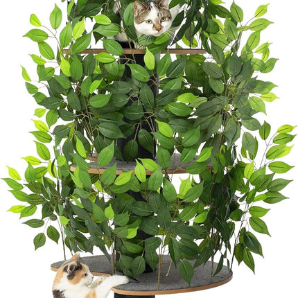 Arbre à Chat Imitation Arbuste Naturel – Décor Végétalisé Ludique