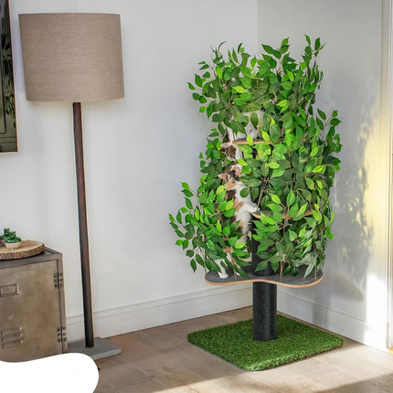 Arbre à Chat Imitation Arbuste Naturel – Décor Végétalisé Ludique