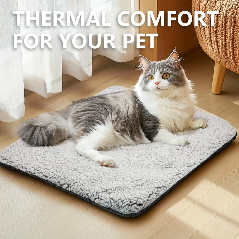 Tapis Chauffant pour Chat avec Isolation Thermique