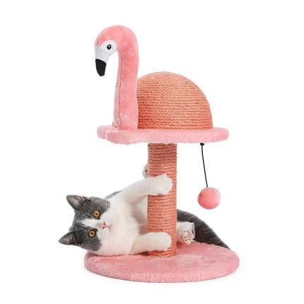 Griffoir Flamant Rose – Jouet Ludique pour Chats