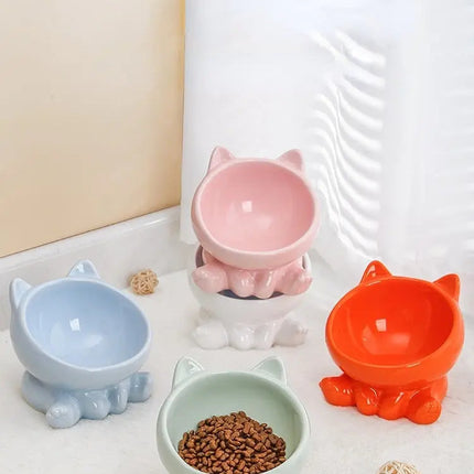 Bol Incliné pour Chat - Interaction Naturelle et Facile