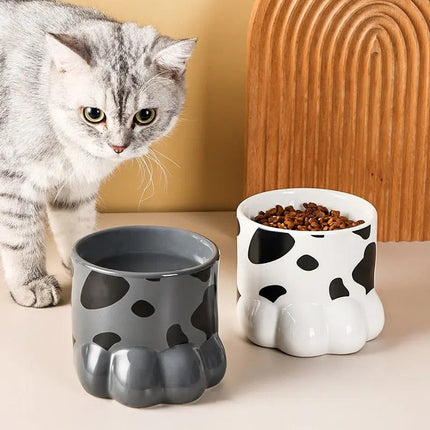 Bol Créatif en Forme de Patte pour Nourriture et Eau