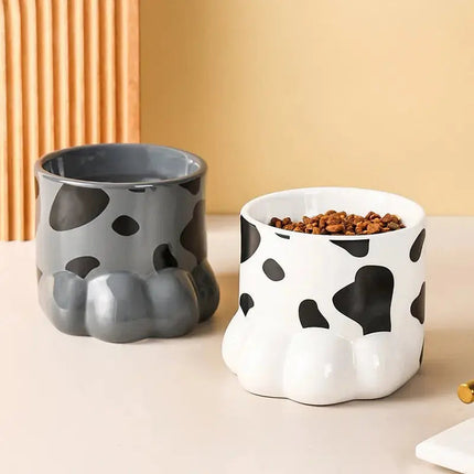 Bol Créatif en Forme de Patte pour Nourriture et Eau