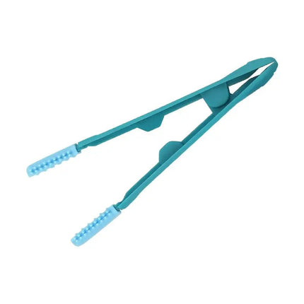 Pince utilitaire bleue turquoise avec embouts texturés pour manipulation précise