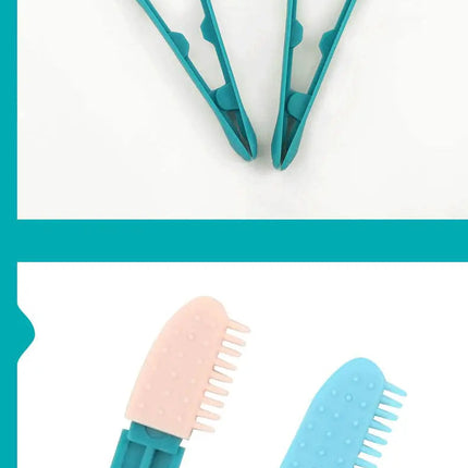 Pince utilitaire bleue turquoise avec embouts texturés pour manipulation précise