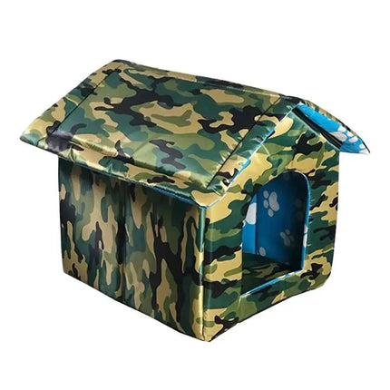Maison pliable camouflage pour animaux – Protection extérieure nomade