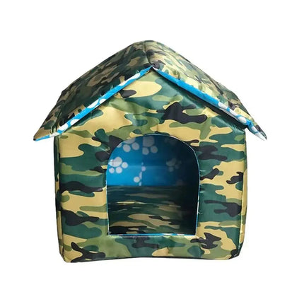 Maison pliable camouflage pour animaux – Protection extérieure nomade