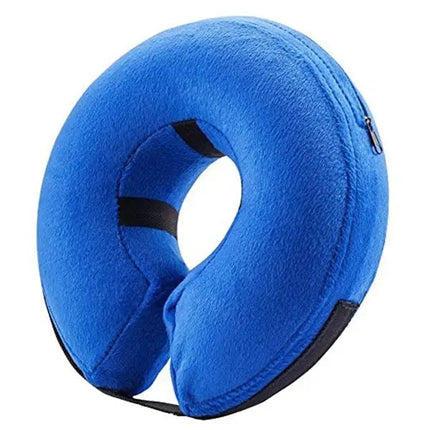 Collerette Matelassée Bleue pour Chat | Design Ludique et Soin Pratique