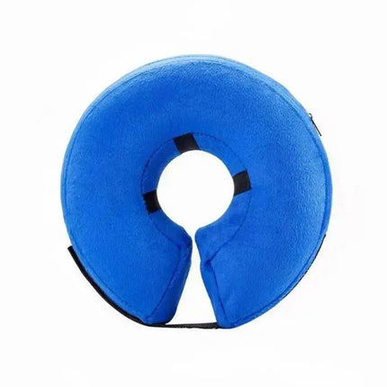 Collerette Matelassée Bleue pour Chat | Design Ludique et Soin Pratique