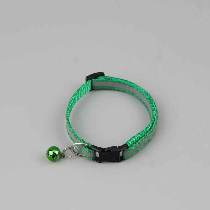 Collier Rouge avec Clochette Brillante