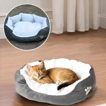 Coussin Rond Douillet | Espace de Repos Confortable pour Chat