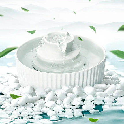 Fontaine pour Chat au Design Moderne avec Cascade Apaisante