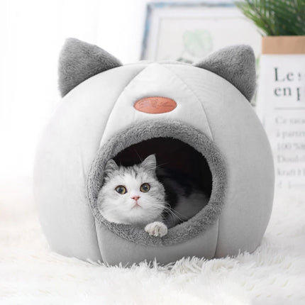 Refuge Douillet pour Animaux avec Oreilles de Chat