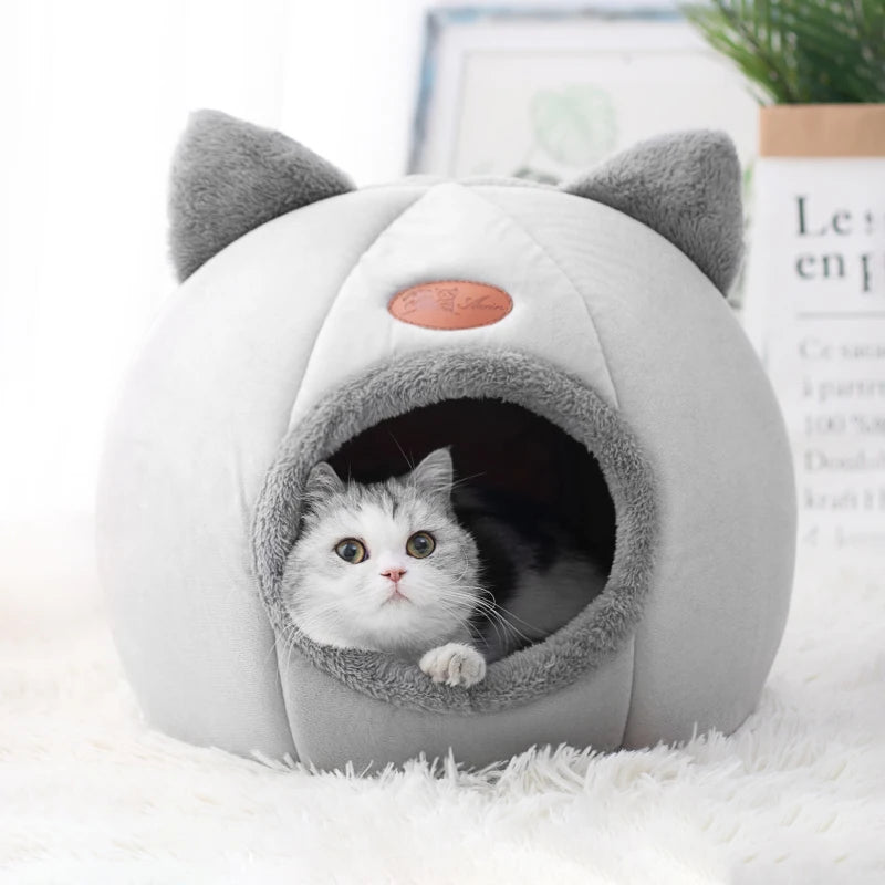 Refuge Douillet pour Animaux avec Oreilles de Chat