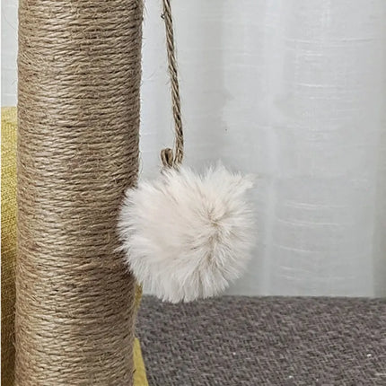 Refuge Compact et Griffoir Interactif pour Chat