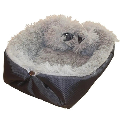 Coussin Douillet Convertible pour Chats - Plat ou en Panier
