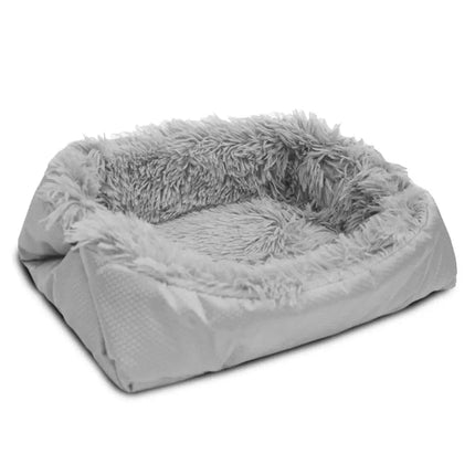 Coussin Douillet Convertible pour Chats - Plat ou en Panier