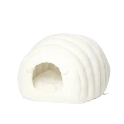 Niche Pour Chat Douce et Mignonne en Forme de Coquille