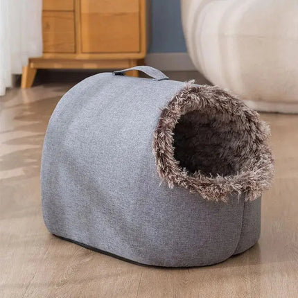 Niche Cylindrique Douillette pour Chat – Ambiance Moderne et Cocooning