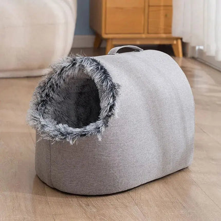 Niche Cylindrique Douillette pour Chat – Ambiance Moderne et Cocooning