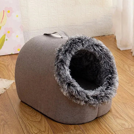 Niche Cylindrique Douillette pour Chat – Ambiance Moderne et Cocooning