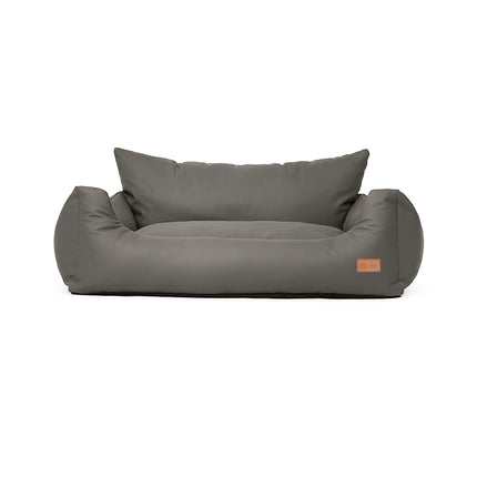 Canapé Rectangulaire Marron pour Animaux avec Rembourrage Douillet