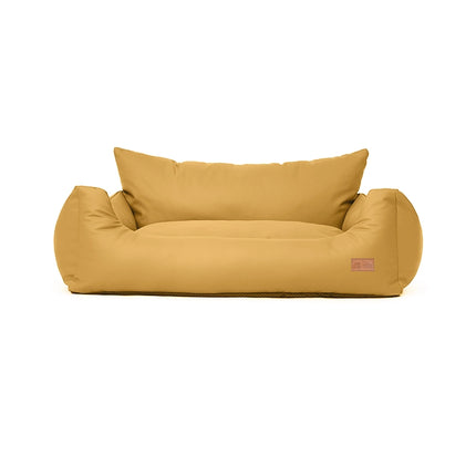 Canapé Rectangulaire Marron pour Animaux avec Rembourrage Douillet