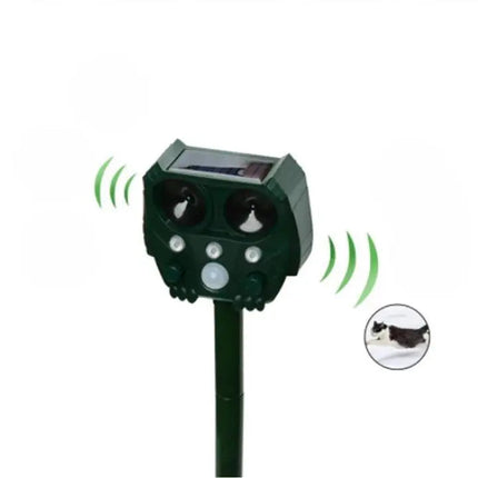 Répulsif Électronique Ultrasonique Extérieur - Capteur InfraRouge