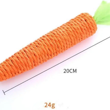 Carottes Ludiques en Corde pour Chat – Jouet Mignon et Interactif