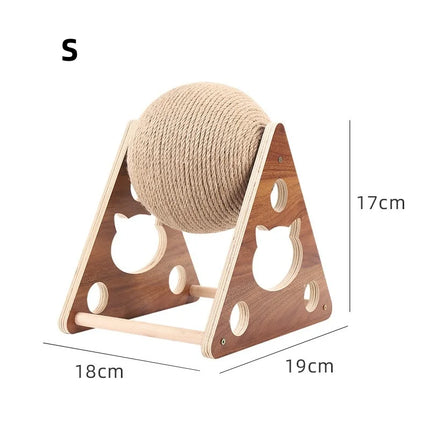 Griffoir Interactif Avec Boule en Sisal pour Chat