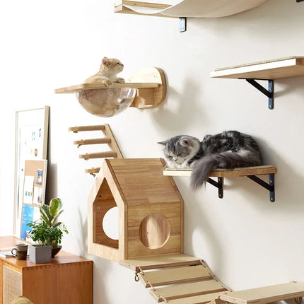 Mur d'Escalade Modulable pour Chat – Design Moderne et Ludique