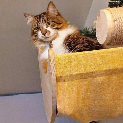 Niche murale suspendue pour chat – Design moderne et pratique