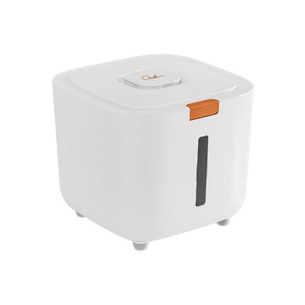 Boîte de Rangement Alimentaire pour Chat avec Fenêtre de Visualisation