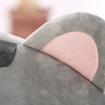 Abri Douillet pour Chat en Forme de Tête Féline avec Balle Suspendue