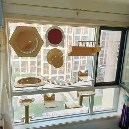 Installation Murale Innovante pour Chats – Parc Aérien Suspendu