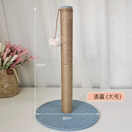 Arbre à Chat Compact avec Jouet Suspendu – Design Minimaliste