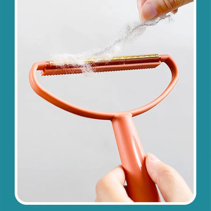 Outil de Nettoyage Multifonction pour Textiles - Double Dévidoir Orange et Bleu