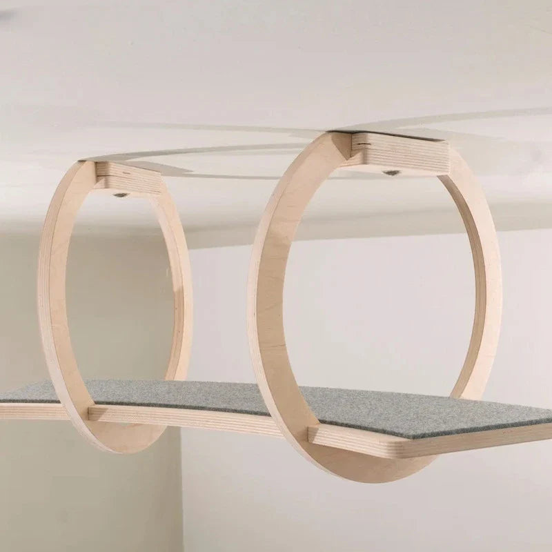 Nordic Cat Loft - Structure Suspendue Minimaliste pour Chats