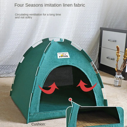 Refuge Douillet pour Chats - Design Moderne et Gris