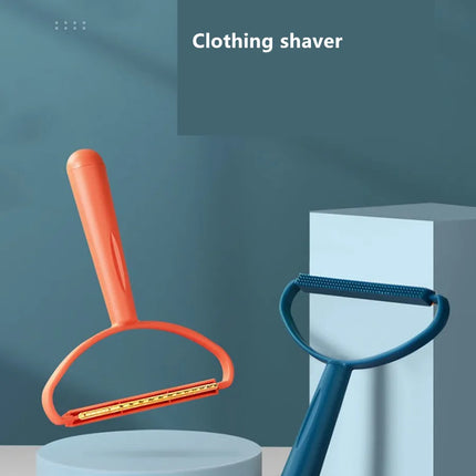 Outil de Nettoyage Multifonction pour Textiles - Double Dévidoir Orange et Bleu