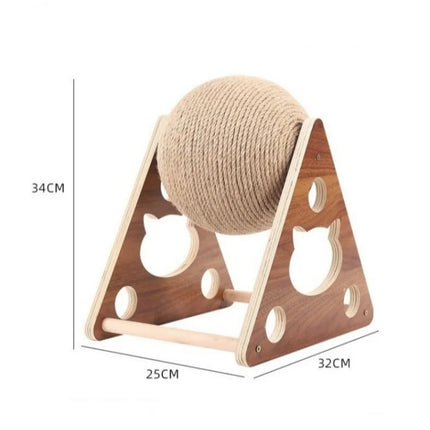 Griffoir Interactif Avec Boule en Sisal pour Chat