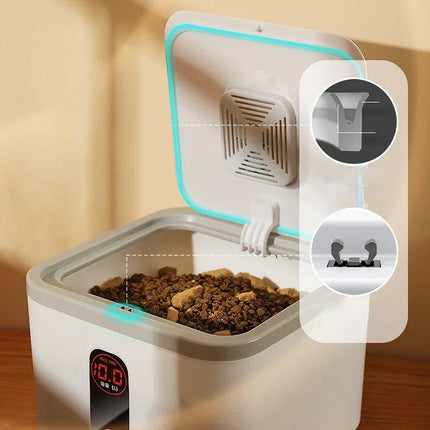 Récipient Moderne pour Conservation de Croquettes avec Écran Digital