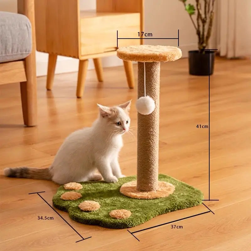Arbre Ă  Chat Compact Ludique avec Base en Forme de Patte