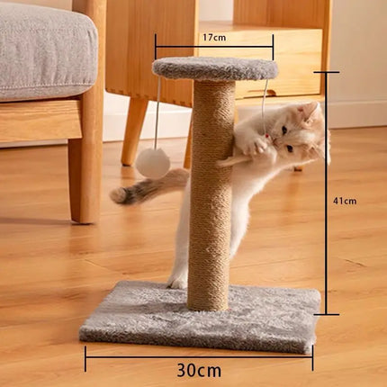 Arbre à Chat Compact Ludique avec Base en Forme de Patte