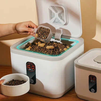 Récipient Moderne pour Conservation de Croquettes avec Écran Digital