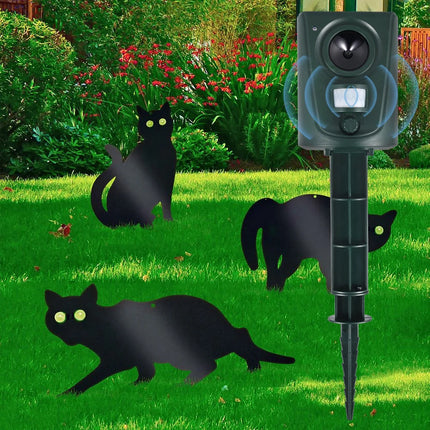 Dispositif Répulsif Ultrason pour Animaux Extérieur – Capteur PIR