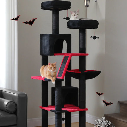 Arbre à Chats Haut avec Hamac et Niches