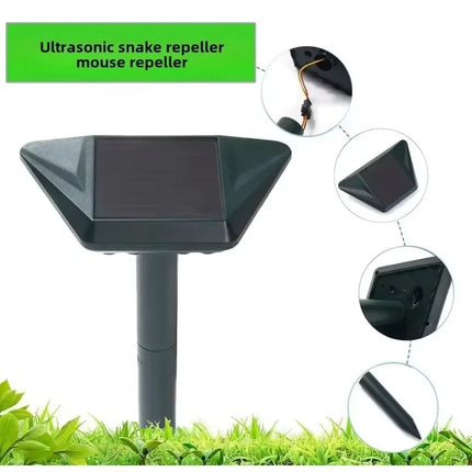 Répulseur Ultrasonique Solaire pour Animaux – Idéal pour le Jardin