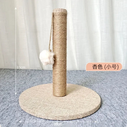 Arbre à Chat Compact avec Jouet Suspendu – Design Minimaliste